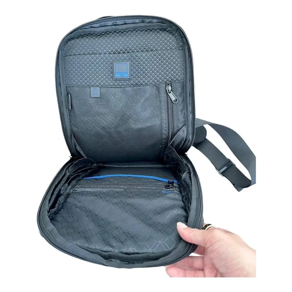 Mark Ryden Sling Crossbody Backpack Shoulder Bag iPad Laptop Waterproof Black